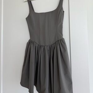 Zara Gray Mini Dress